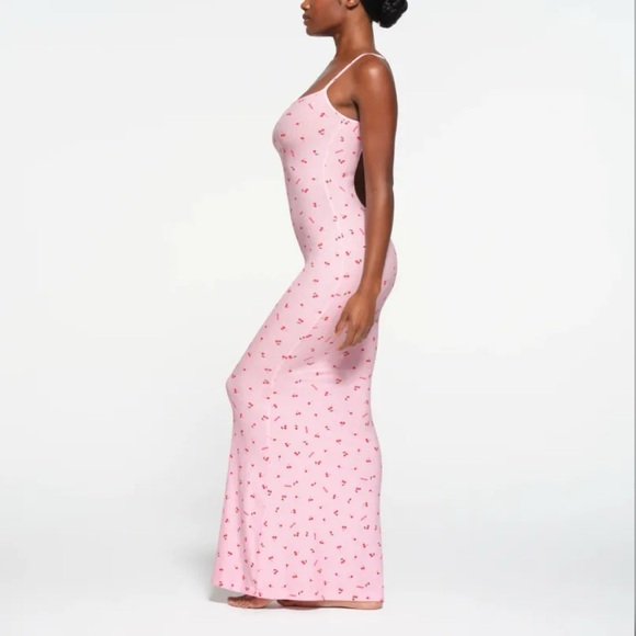 SKIMS Pink Maxi Dress - Picture 3 of 5